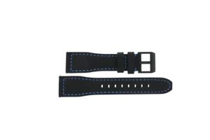 Horlogeband Universeel 83644-0106-22-C Leder Zwart 22mm