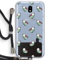 Vogeltjes: Samsung Galaxy J5 (2017) Transparant Hoesje met koord