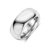 Gerhodineerde 925 Zilveren Ring - 9,5 mm Breed