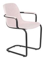 Zuiver Eetkamerstoel 'Thirsty' Met armleuning, Gerecycled PET, kleur Roze