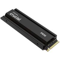 CRUCIAAL - P510 - Interne SSD - 2 TB - PCIe Gen4 NVMe M.2 - Met koellichaam - Leessnelheid tot 1100 MB/s - CT2000P510SSD5