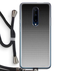 Musketon Halftone: OnePlus 7 Pro Transparant Hoesje met koord