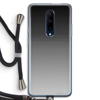 Musketon Halftone: OnePlus 7 Pro Transparant Hoesje met koord