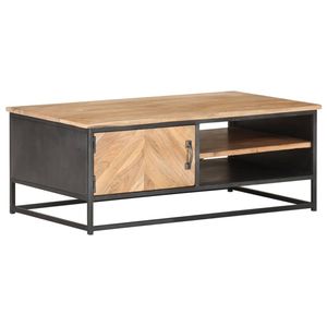 vidaXL Salontafel 90x50x35 cm massief acaciahout