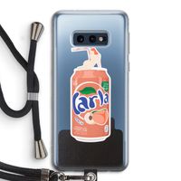 S(peach)less: Samsung Galaxy S10e Transparant Hoesje met koord S(peach)less: Samsung Galaxy S10e Transparant Hoesje met koord