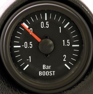 Performance Instrument Zwart Turbodruk +2,0>1 bar 52mm PI48924