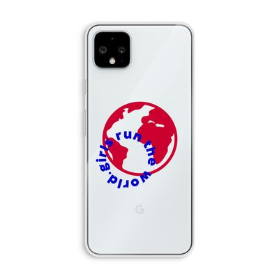 Run The World: Pixel 4 XL Transparant Hoesje