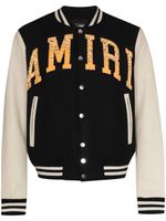 AMIRI veste teddy à patch logo - Noir