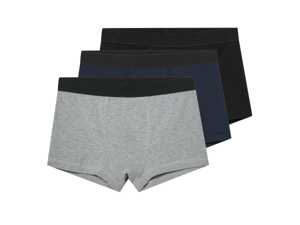 esmara 3 Kinder boxers (Zwart/marine/grijs, 158/164)