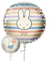Folieballon Nijntje Pastel Met 2 Dessins (45cm)