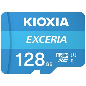 Kioxia EXCERIA microSDXC-kaart 128 GB UHS-I Schokbestendig, Waterdicht