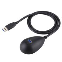 AVM USB 3.0 Male to Female Extension Data Sync Power Charge Cable Desktop Base Dock Holder Cable Length: 80cm