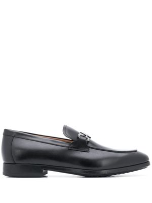 Ferragamo mocassins Ree à plaque logo - Noir