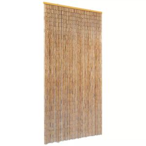 VidaXL Vliegengordijn 90x220 cm bamboe