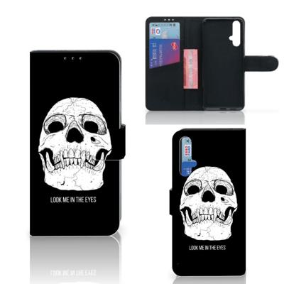Telefoonhoesje met Naam Honor 20 Skull Eyes Telefoonhoesje met Naam Honor 20 Skull Eyes
