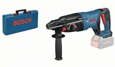 Bosch Blauw GBH 18 V-26 D accu boorhamer 2.5J | Solo zonder accu&apos;s en lader in L-Boxx - 0611916000