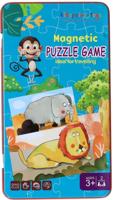 Metal Game 18x10cm - Dieren puzzels