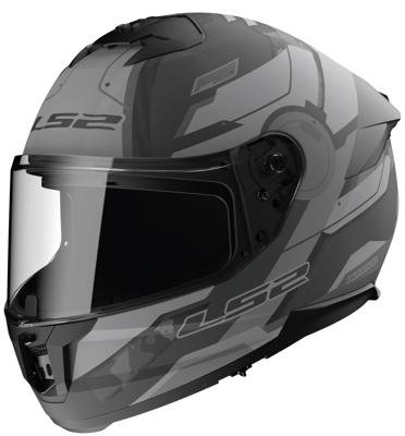 LS2 Helmet ff808 stre.ii shadow m grey matt