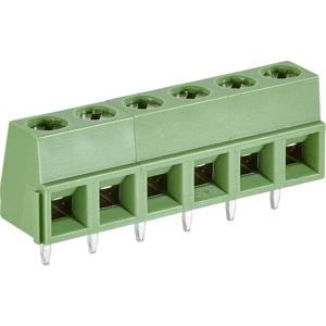 TE Connectivity 282836-6 Klemschroefblok 1.31 mm² Aantal polen 6 Groen 1 stuk(s)