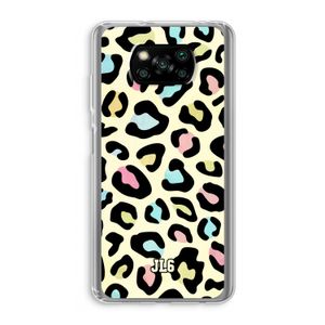 Leopard pattern: Xiaomi Poco X3 Pro Transparant Hoesje