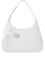 Ferragamo grand sac porté épaule Hobo en cuir - Blanc - thumbnail