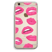 Bite my lip: iPhone 6 / 6S Transparant Hoesje