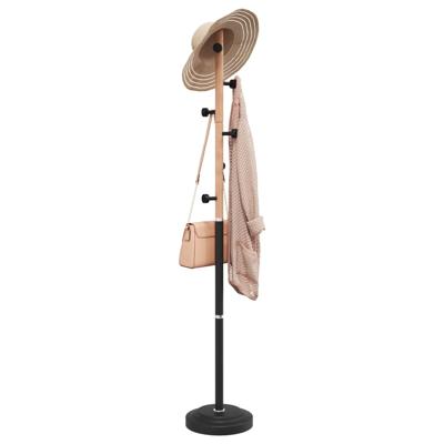 VidaXL Kapstok 177 cm gepoedercoat ijzer zwart