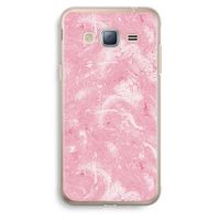 Abstract Painting Pink: Samsung Galaxy J3 (2016) Transparant Hoesje