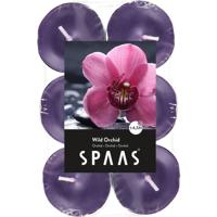 12x Geurtheelichtjes Wild Orchid/paars 4,5 branduren
