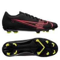 Nike Mercurial Vapor 14 Club MG Black x Prism - Zwart/Geel/Rood - thumbnail