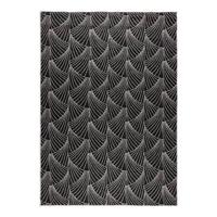 Interieur05 Buitenkleed Deco zwart|wit dubbelzijdig - 200x290 cm