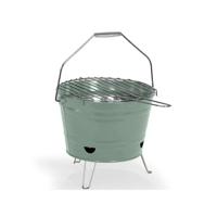 Draagbare houtskoolbarbecue - Livoo - DOC327V - Groen - Lichtgewicht - Opvouwbaar - Gemakkelijk schoon te maken