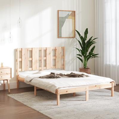 Bedframe massief hout 120x190 cm