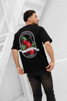 Quotrell Cheri T-Shirt Heren Zwart/Wit - Maat XS - Kleur: WitZwart | Soccerfanshop