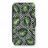 Geometrische jungle: iPhone 11 Pro Max Flip Hoesje