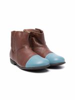 Pèpè bottines colour block - Marron