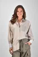 Academia blouse Giorgina Patch 75D5P-921 riga beige Academia blouse Giorgina Patch 75D5P-921 riga beige