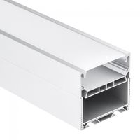 LED profiel PN12 aluminium 71x71mm PN12 8105032 met afdekking LED profiel PN12 aluminium 71x71mm PN12 8105032 met afdekking