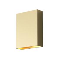 Artdelight Wandlamp Memphis H 16 cm mat goud