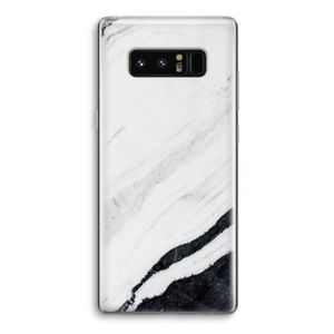 Elegante marmer: Samsung Galaxy Note 8 Transparant Hoesje