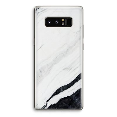 Elegante marmer: Samsung Galaxy Note 8 Transparant Hoesje