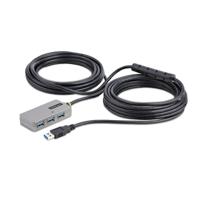 USB-HUB Startech U01043-USB-EXTENDER Zwart Zilverkleurig