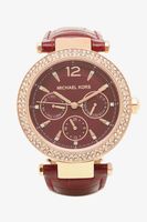 Horlogeband Michael Kors MK2568 Leder Bruin 12mm