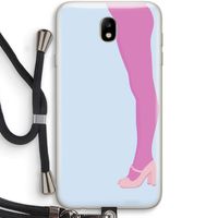 Pink panty: Samsung Galaxy J7 (2017) Transparant Hoesje met koord