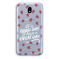 Don't forget to have a great day: Samsung Galaxy J5 (2017) Transparant Hoesje