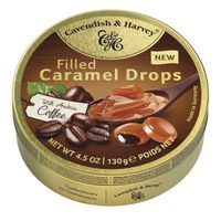 Cavendish & Harvey Cavendish & Harvey - Filled Coffee Caramel Drops 130 Gram