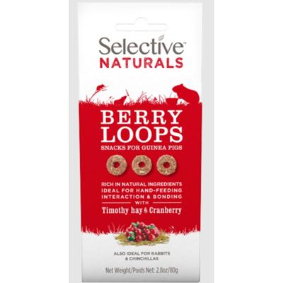 Supreme Selective Naturals Berry Loops cavia/konijnensnacks 80 gram