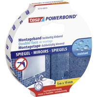 tesa MIRROR 55733-00010-04 Montagetape tesa Powerbond Wit (l x b) 5 m x 19 mm 1 stuk(s) - thumbnail