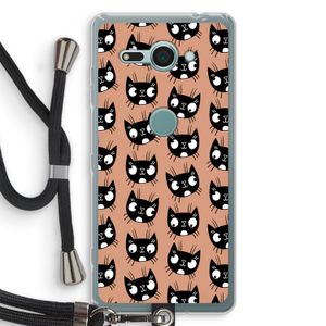 Kat: Sony Xperia XZ2 Compact Transparant Hoesje met koord