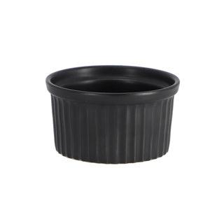 Crème brulee schaaltje zwart 9x5cm